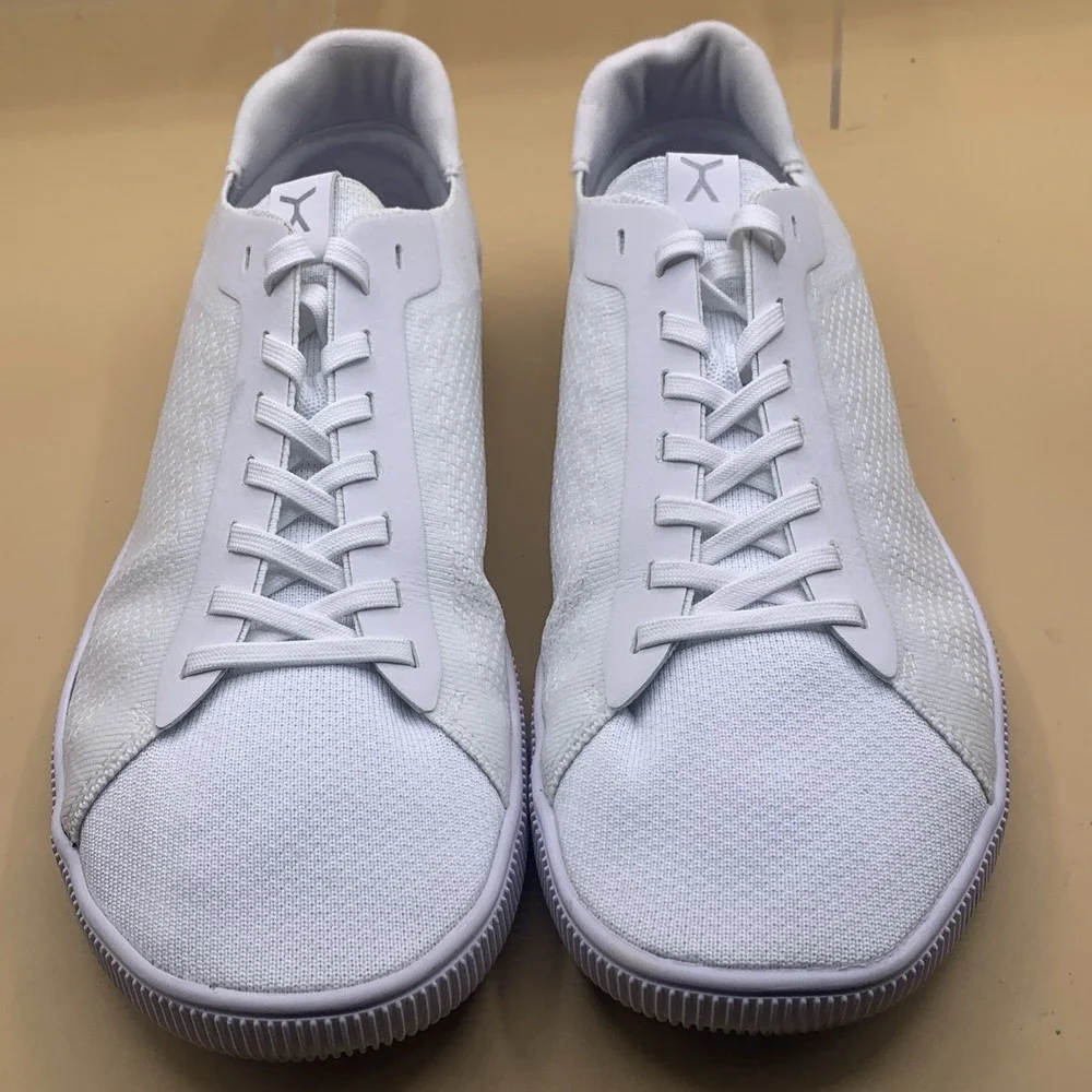 FLUX Adapt Trainer Men's White Sneakers - Size US 12